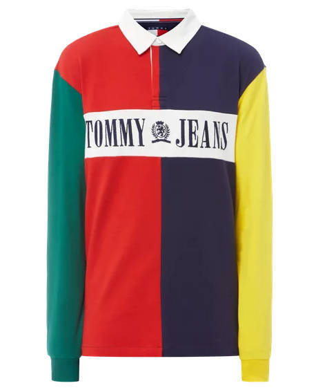 Dardan Style Tommy Jeans Colorblocking Shirt Rugby Polo