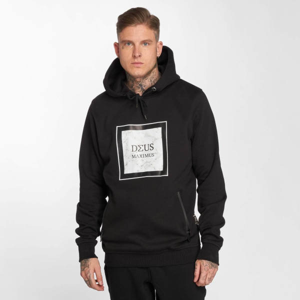 Deus Maximus Hoodie schwarz