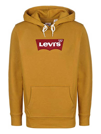 Levis Pullover gelb Logo rot