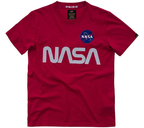 Alpha Industries NASA T-Shirt rot