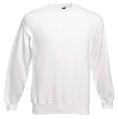 Basic Sweatshirt weiß