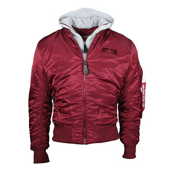 Erste Mal Outfit Alpha Industries Jacke rot