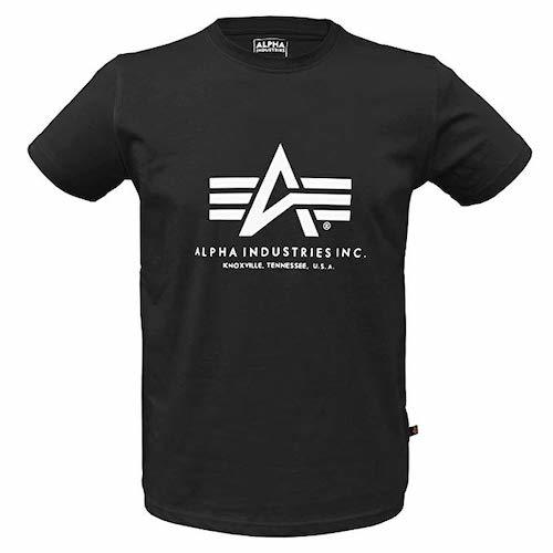Alpha Industries T-Shirt schwarz