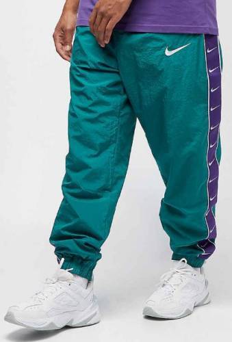 Nike Woven Swoosh pants green purple