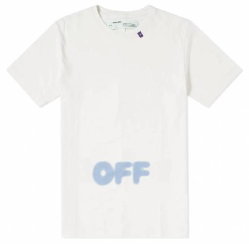 Off White Blurred Logo T-Shirt