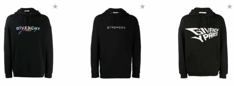 Givenchy Logo Hoodies schwarz