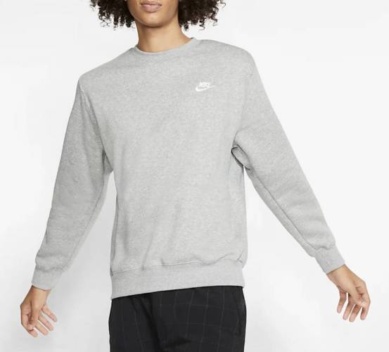 Nike Basic Pullover grau