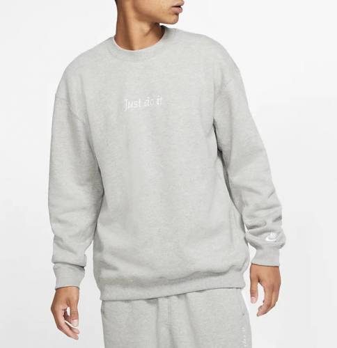 Nike Just Do It Pullover grau