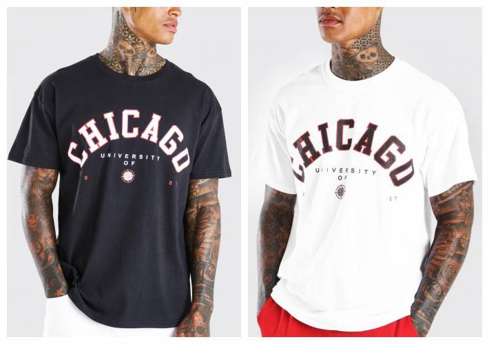 Chicago College T-Shirt oversize