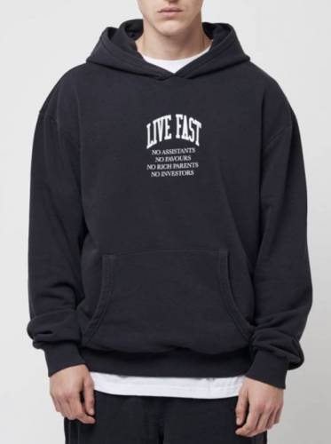 Live Fast No Assistants Hoodie