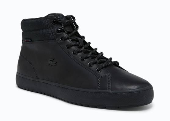 Lacoste Sneaker Straightset Thermo aus Leder und Textil
