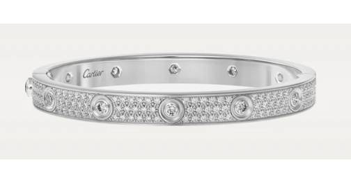 Cartier Love Armband Ausgefasst