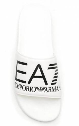 EA7 Emporio Armani Pantoletten mit Logo Pragung