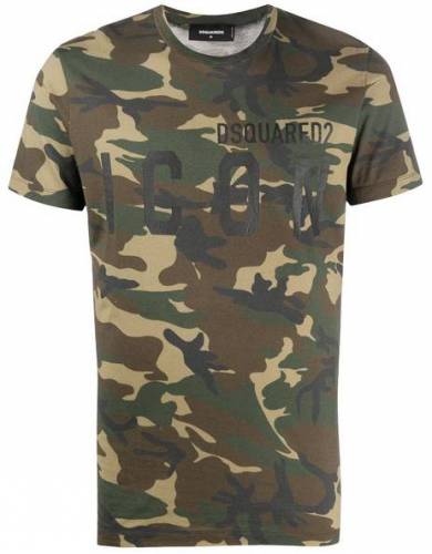 Dsquared2 T-Shirt mit Camouflage Print