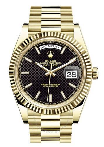 Rolex Watch Gold Schwarz