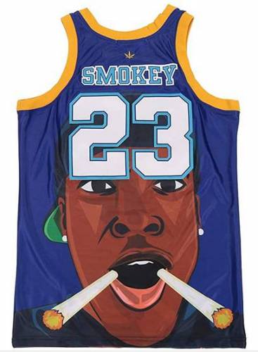 Smokey Movie Basketball Jersey Stitched