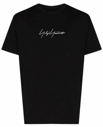 Yohji Yamamoto T-Shirt mit Logo Print