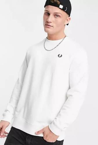 Fred Perry Sweatshirt Weiss