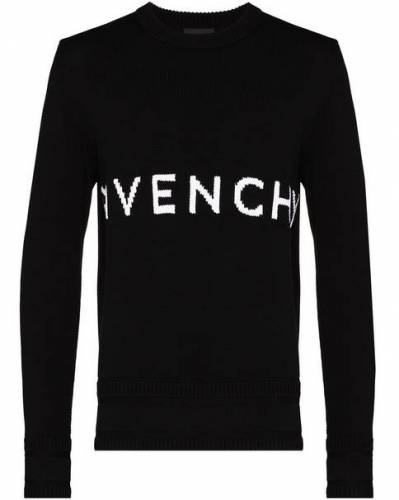 Givenchy Pullover mit Intarsien Logo