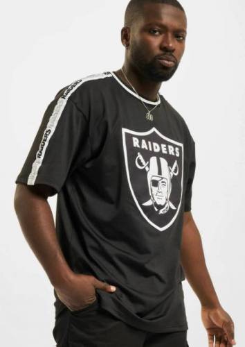 New Era NFL Las Vegas Raiders Taping Oversized T-Shirt Schwarz