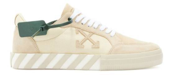 Off White Vulcanized Sneakers