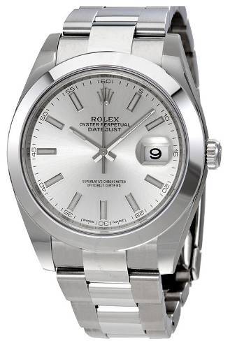Rolex Datejust Silver Dial Uhr