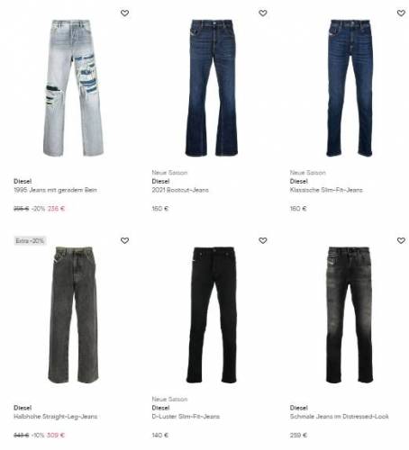 Diesel Jeans Items