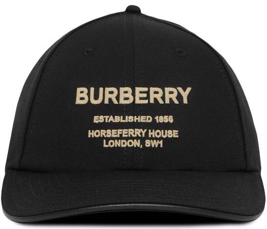 Burberry Baseballkappe schwarz