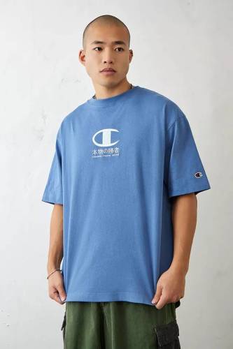 Champion T-Shirt blau