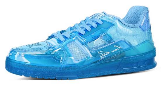 LV x Virgil Abloh Sneaker blau