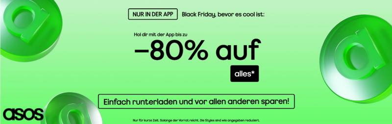 Asos Black Friday Sale