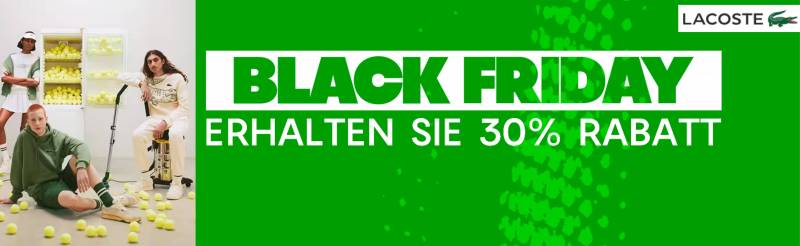 Lacoste Black Friday Sale
