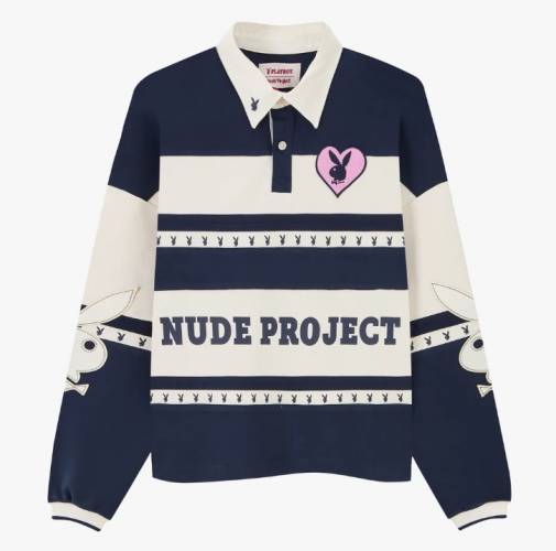 Nude Project Playboy Polo Navy